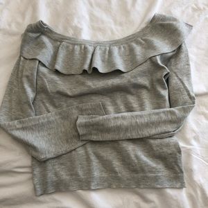Divided Sweaters - Off shoulder gray sweater Divided Sweaters - Off shoulder gray sweater